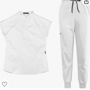 White scrubs size X small